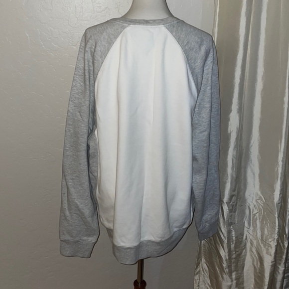 🎉HP🎉NWOT Tommy Hilfiger Crewneck Pullover Sweatshirt White/Gray Size Men's XXL - Picture 9 of 12